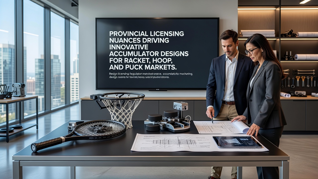 Innovative accumulator interfaces adapting to Canadian provincial regulations for tennis, basketball, and hockey